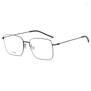 Solglasögon Frames Discover Handmade Titanium Round Glasses Frame Perfekt för receptbelins oöverträffad kvalitetsdesign Exquisite