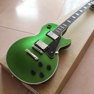 Gitara elektryczna g cus tom srebrny różowy zielony kolor mahoniowy korpus różyn podstrunnicy wspornik personalizacji Freeshipping