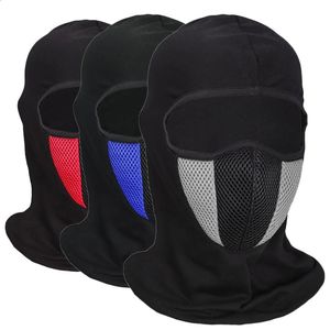 Men Full Face Mask Breathable Motorcycle Balaclava Cycling Sports Windproof Scarf Comfortable Soft Headgear Hat 240119