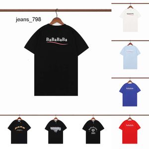 Short balencaigaly balencigaly T Clothing shirt Summer Mens Sleeve Womens Designers Tshirts For Men s Tees Fashion Tops Luxurys Polos Chothes Letter Cotton Tshirts