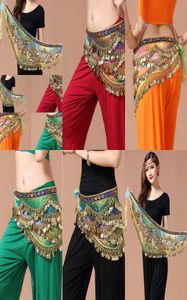Indian performance gradient hip scarf belly dance New beginner waist chain6106246