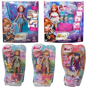 Oryginalne rzadkie Winx Doll Limited Edition Fashion Fairy Rainbow World of Anime Action Figures Club Enchantix Girls Toys 240131