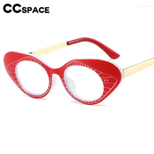 Solglasögon P57225 Lady Cat Eye Pochromic Reading Glasses Fashion Stripe Spring Optical Presbyopic Gyeglass Dioptric 50- 400