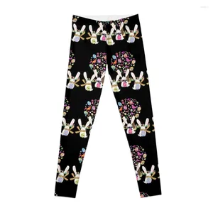 Calças ativas bonito ovos árvore feliz dia de páscoa presente leggings calças femininas ginásio roupas esportivas mulher legging das mulheres