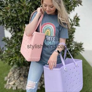 Totes Frauen Gummi -Strandbeutel tragbare Reisetaschen Umhängetasche Waschbar Tasche wasserdichte sandfeste Outdoor -Modeeinkaufsbagh24218