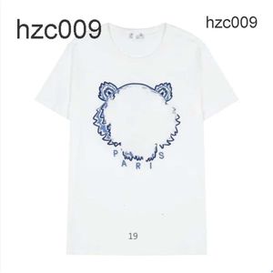 2024New Luxury Designer Kenzos Tshirt Mens Tshirts Mens Designer Womens Tshirt Summer Streetwear Short Sleeve Tiger Head Asian Sizep9bm