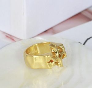 For women for girl Brand 18K Real Gold Plated Brand Band Cluster Cocktail Cocktail Rings Ring Letter Fashion5239535