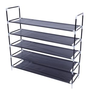 5 Tier Shoes Rack Stand Storage Organizer Nonwoven Fabric Shelf with Holder Stackable Closet Ship from USA3804832