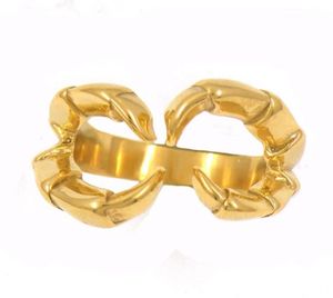 FANSSTEEL STAINLESS STEEL mens or womens punk vintage jewelry CRAB CLAW RING BIKER RING GIFT 13W75G84965491105683