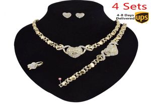 4 Setslot whole jewelry sets for women Necklace Earrings 14K Gold Jewelry Sets for Women Wedding jewelry organizer necklaces 8431645