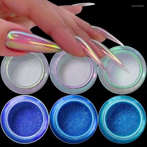 Nail Glitter 10g Aurora Powder Pearl Pigment Dust Chameleon Metallic Effect Chrome Art AB Color Dipping Decorations