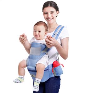 Banco de cintura para bebês com bolsa de armazenamento, canguru, ombro, estilingue, infantil, envoltório, mochila ergonômica, hipseat 240131