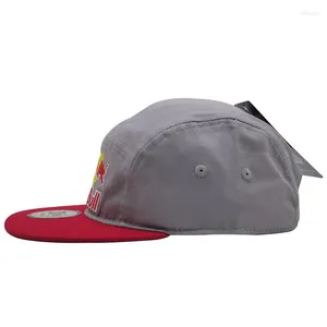 Ball Caps Wholesale Flat Brim Motorcycle Baseball Hat 3D Embroidered Snapback Men's Racing Adjustable Neutral Truck Hip Hop