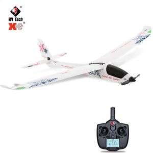 Wltoys XK A800 4CH 3D6GシステムRC飛行機リモートコントロールアセンブリグライダー24Gトランスミッター互換性のあるFutaba RTFグライダー240131