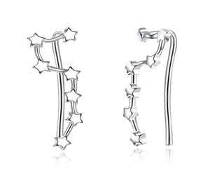 Constellation Ear Cuff Minimalista Estrelas Crawler Brincos Ear Climber Lage Brinco Studs para Mulheres 5714556