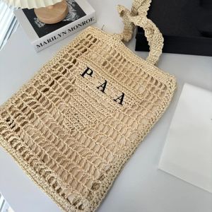 2024 Luxury beach bag Straw Shoulder Bags Summer weave beach bag designer handbag clutch hollow out travel tote crossbody