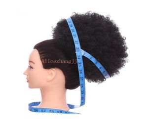 10 polegada grande afro puff cordão rabo de cavalo kinky encaracolado cabelo sintético updo chignon bun pedaço de cabelo extension5020289