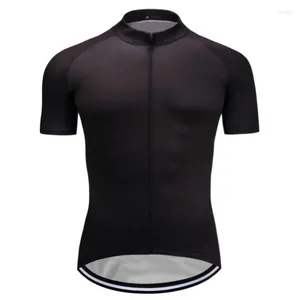 Racing Jackets Outdoor Pro Sport Cycling Jacket Short Sleeve Bicycle Wear MTB Sweater Clothes Bike Black Shirt Jersey Top Youth