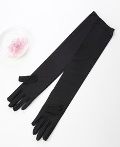 45cm55cm Women Lady Sexy Elastic Spandex Long Finger Gloves Dance Performance Props Drama Dress Gloves Party9720171