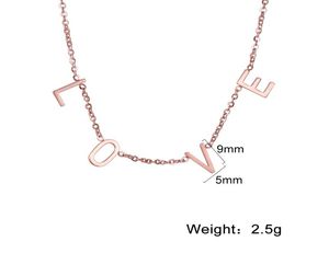 VOTE Necklace 2020 test Jewelry dom Equality Stainless Steel Gold Silver Rose Gold Clavicle Chain Letter Chain Necklace7033768