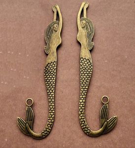 intero segnalibro in bronzo grande ciondolo a forma di sirena ciondoli per gioielli accessori gioielli fai da te vintage 12032mm7788508