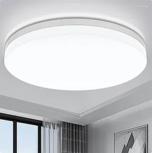 Światła sufitowe Ultra-cienko okrągłe lampę LED sypialnia lekka połysk do wyposażenia pomieszczenia Nowoczesna dekoracja domu