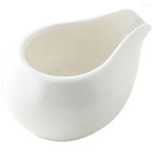 Set di stoviglie Dispenser per sciroppo d'acero Caffè Latte Bollitore Brocca Brocca in ceramica Forniture per bar Salsa bianca per