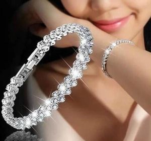 New Fashion Roman Style Woman Bracelet Wristband Crystal Bracelets Gifts Jewelry Accessories Fantastic Wristlet Trinket Pendant1787127401