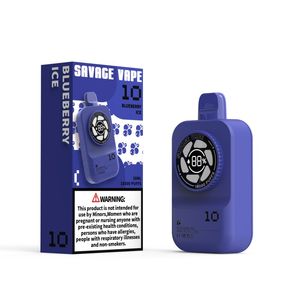 EU-Lager Savage Vape Puff 15000 16000 18000 elektronische Zigarette Einweg-Vapes 12k 15k mit einstellbarer Luftstrom-Leistungsanzeige Bildschirm-Vapers-Geräteleiste