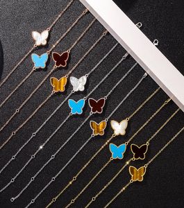 Fashion Jewelry S925 Silver White Fritillaria Butterfly Bracelet for Women7391127