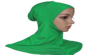 Copricapo Hijab Copertura completa Sottosciarpa Ninja Interno collo Petto Cappello liscio Sciarpa Bonnet1632482