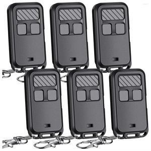 Chaveiros 6pcs Universal 890MAX Abridor de porta de garagem remoto 3 botões com chaveiro para botões de 5 cores