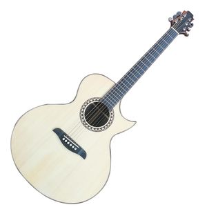 41 SJ 시리즈 솔리드 우드 유럽 가문비 나무 검은 색 음향 어쿠스틱 기타를 지칭합니다.
