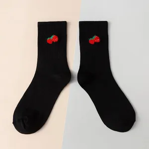 Women Socks For Matching Printing Thickened Warm Mid Tube Sock Ladies Thick Autumn Winter Casual Style Breathable