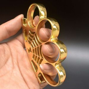Spider Web Finger Tiger Four Designer CL Outdoor Fitness Ring Joint Copper Tool Fist B06T