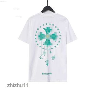 Fashion Ch Clothing Designer Tees Luxury Casual Tshirt Heart Cro Sex Records Graffiti Limited Sanskrit Short Sleeve Price Men Women Tshirt for Sale Chromes UAU 6CZV