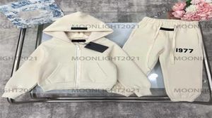 White Designer pojkar kläder sätter mode trackuits high end barn zip jackets sportbyxor märke barn sport bär tennis clo2437058