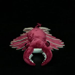 53x33cm Anomalokaris Peluş Oyuncak Simülasyon Kürek Şeklinde Karides Orijinal Paleontoloji Serisi Sea Creatures Model Bebek Kızları Hediyeleri 240130