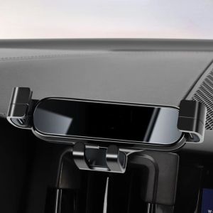 För Volvo XC60 S90 S60 XC40 XC90 V90 ABS Silver Car Air Vent mobiltelefon Holing GPS Navigation Holder Biltillbehör