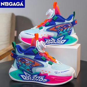 Four Seasons Kids Basketball Shoes Boys Sneakers Non Slip Children's Training Athletic Shoes Outdoor Sport Size 30-40 240118