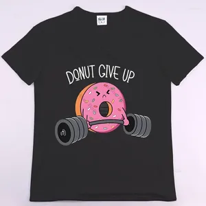 Męskie koszulki pączki porzucają fitness zabawny gimnastyczne szczury kulturystyka Crewneck koszula mężczyzna
