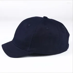 Ball Caps Fashion Krótki rdzeń tata kapelusz solidny kolor regulowany hip -hop unisex swobodny miękki top koreańska wersja snapback baseball czapka baseballowa