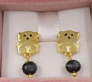 Kolcyki Bear Sweet Dools Stud 925 Sterling Passar European Jewelry Style Gift Andy Jewel 4159035408598348