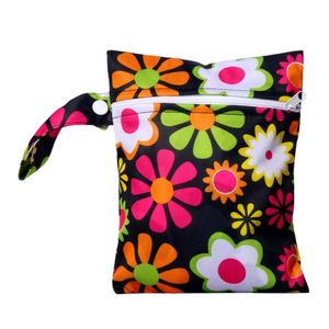 Waterproof Reusable Wet Bags Menstrual Nursing Pads Make up Stroller Travel Pocket Mini Bag For Baby Nursing Nappy227C
