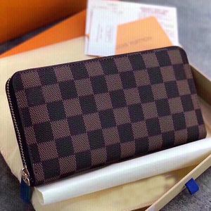 Designer brown floral rosalie victorine wallet luxury women's coin purse card holder keychain men's key bag card holder small wallet travel clutch