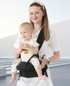 Vikbar baby midja pall med förvaringspåse känguru axel swaddle sling spädbarn barn wrap ergonomic ryggsäck hipseat 240131