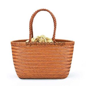 TOTES Women Oryginalne skórzane tkaninowe torba na ramię z wewnętrzną torbą tkającą swobodną torbę na zakupy vintage torebka torebka Cross Bagsh24218