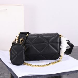 Fashion Designer Diamond Lattice Shoulder Bag Women Handbags with gold chain and strap