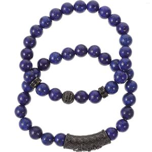 Charm armband dagligen Använd armband unisex sten agat pärlor handled kompakt smycken bärbara män pärlband remmar