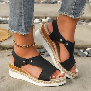 Sapatos de vestido Casual estiramento lateral quebrado inferior romano moda sandálias femininas verão inclinação s mulheres nadar